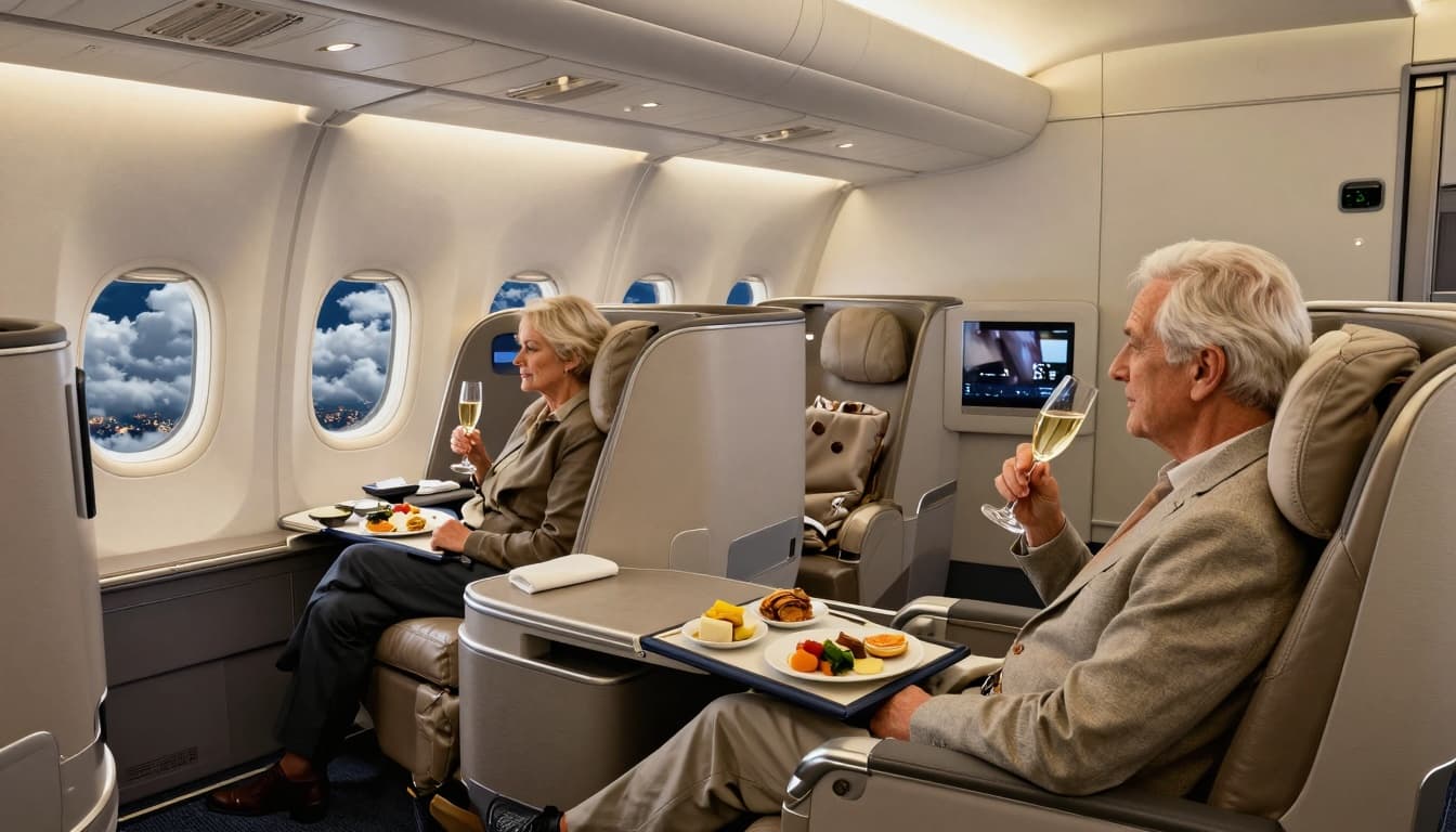 Senior Business Class Flight Deals Europe