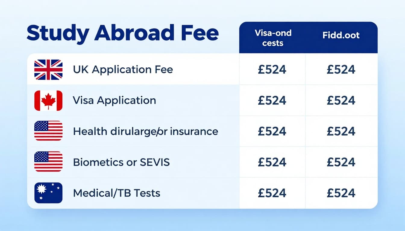 study abroad visa nigeria cost
