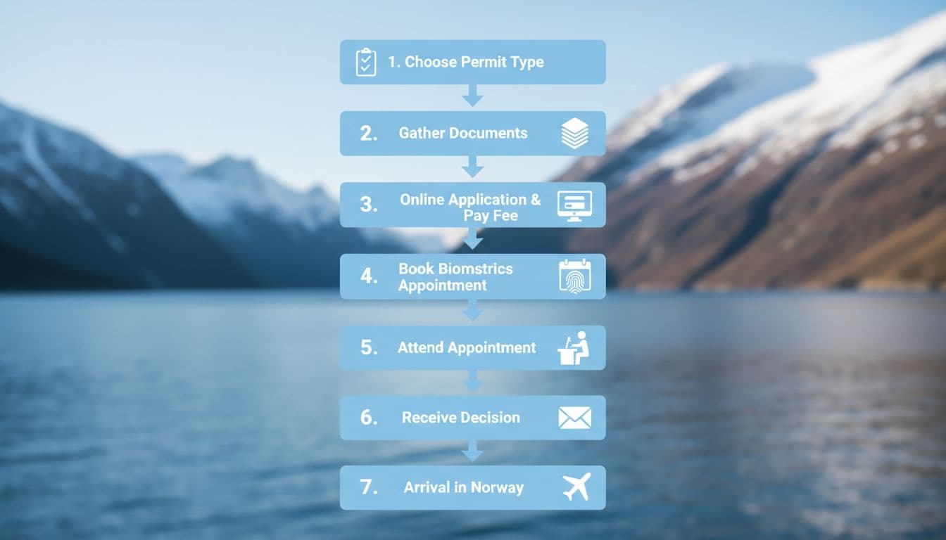 how to obtain norwegian residence permit