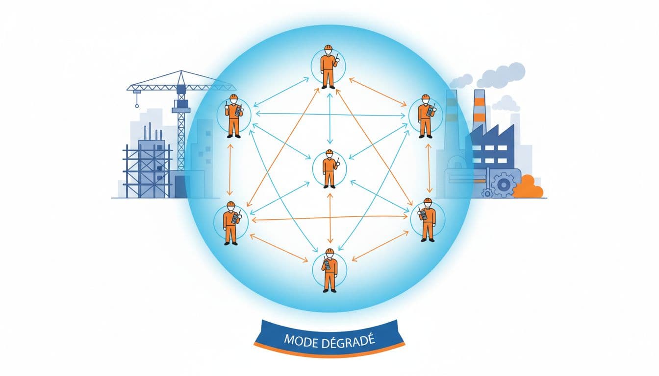 Schéma d’un mode dégradé local