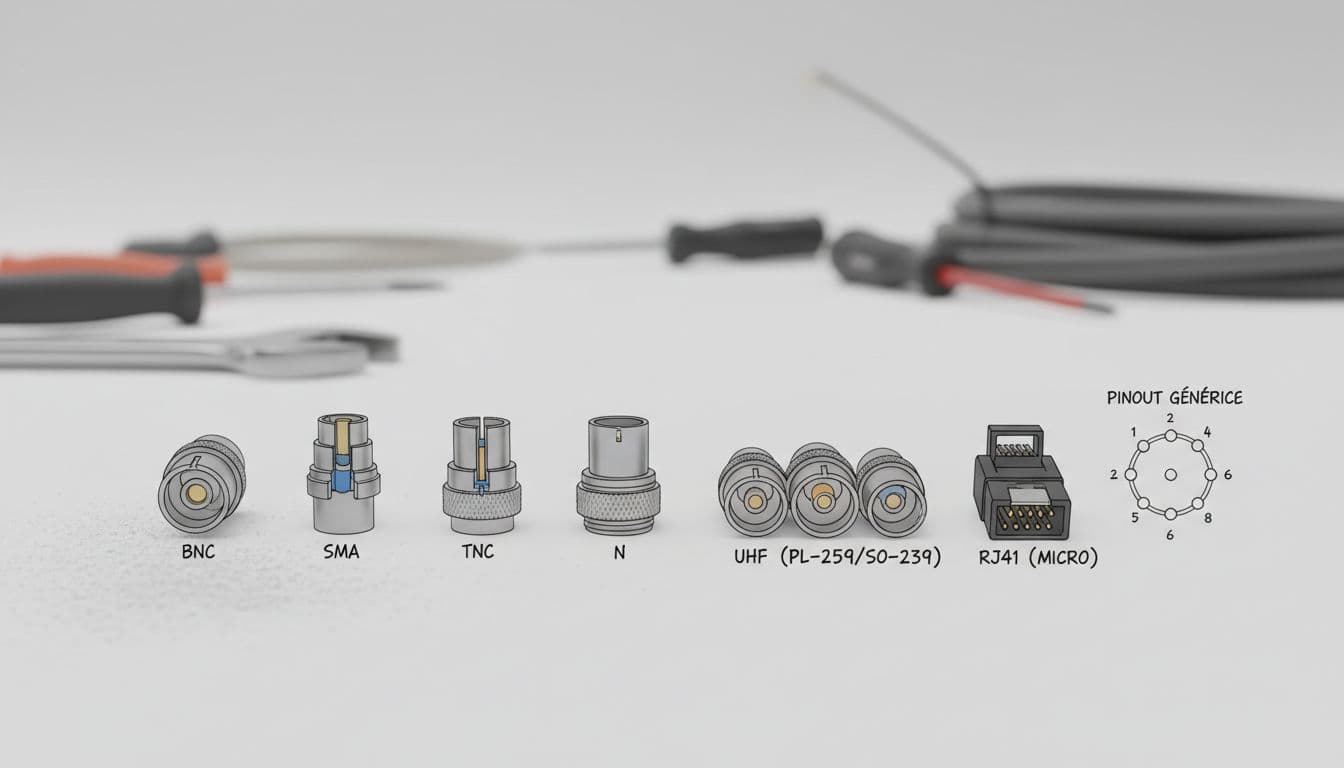Comparatif de connecteurs radio professionnels