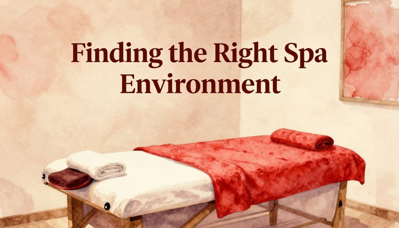 Westlands Nairobi Massage: How to Choose a Safe, Quality Session 16 Xxnairobi Escorts-Nairobi Escorts Near You For Fun A tranquil massage therapy room painted in soft watercolors with warm lighting.