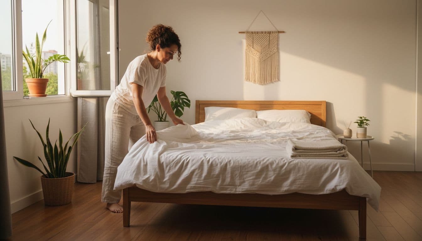 Minha rotina rápida de manhã e à noite para manter a casa em ordem