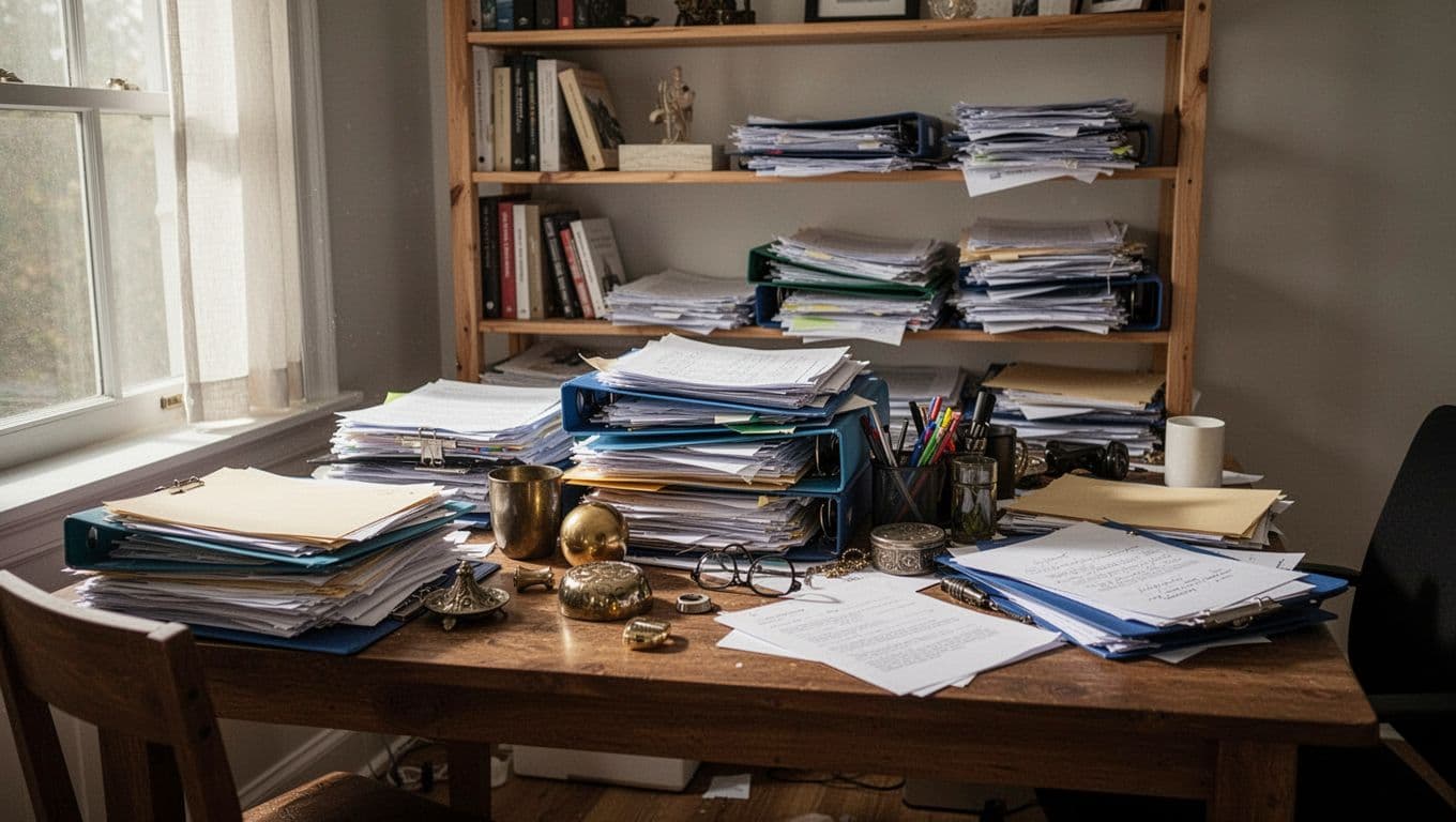como eu mantenho tudo organizado no dia a dia