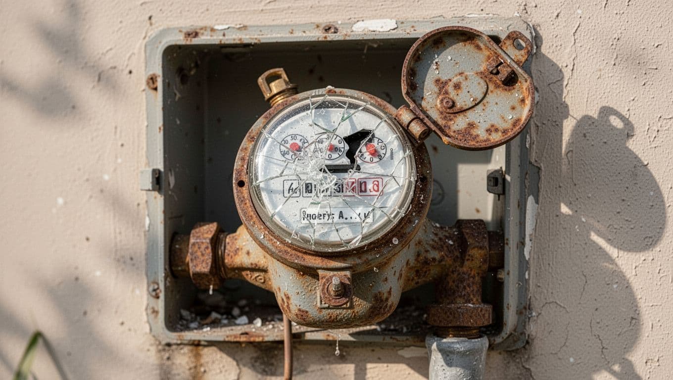 como saber se o hidrômetro está com problema