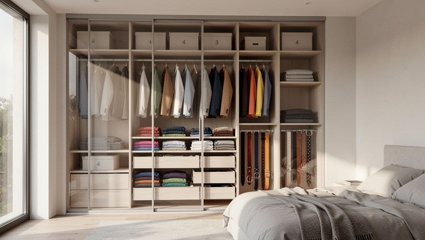 organizar guarda-roupa rápido