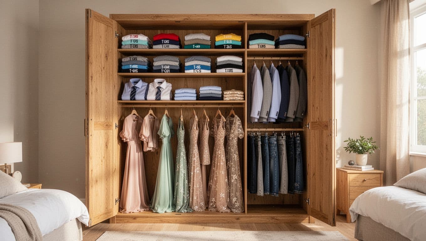 organizar guarda-roupa rápido