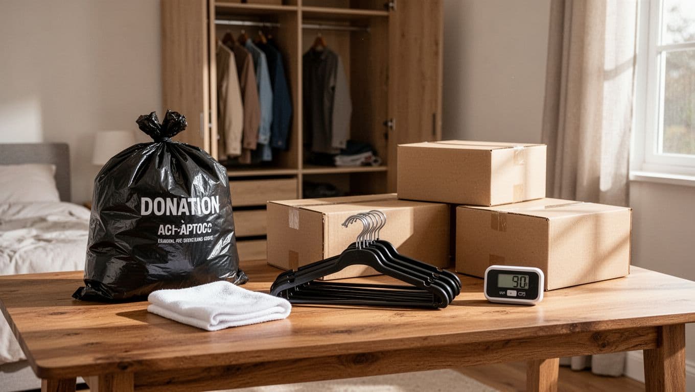 organizar guarda-roupa rápido