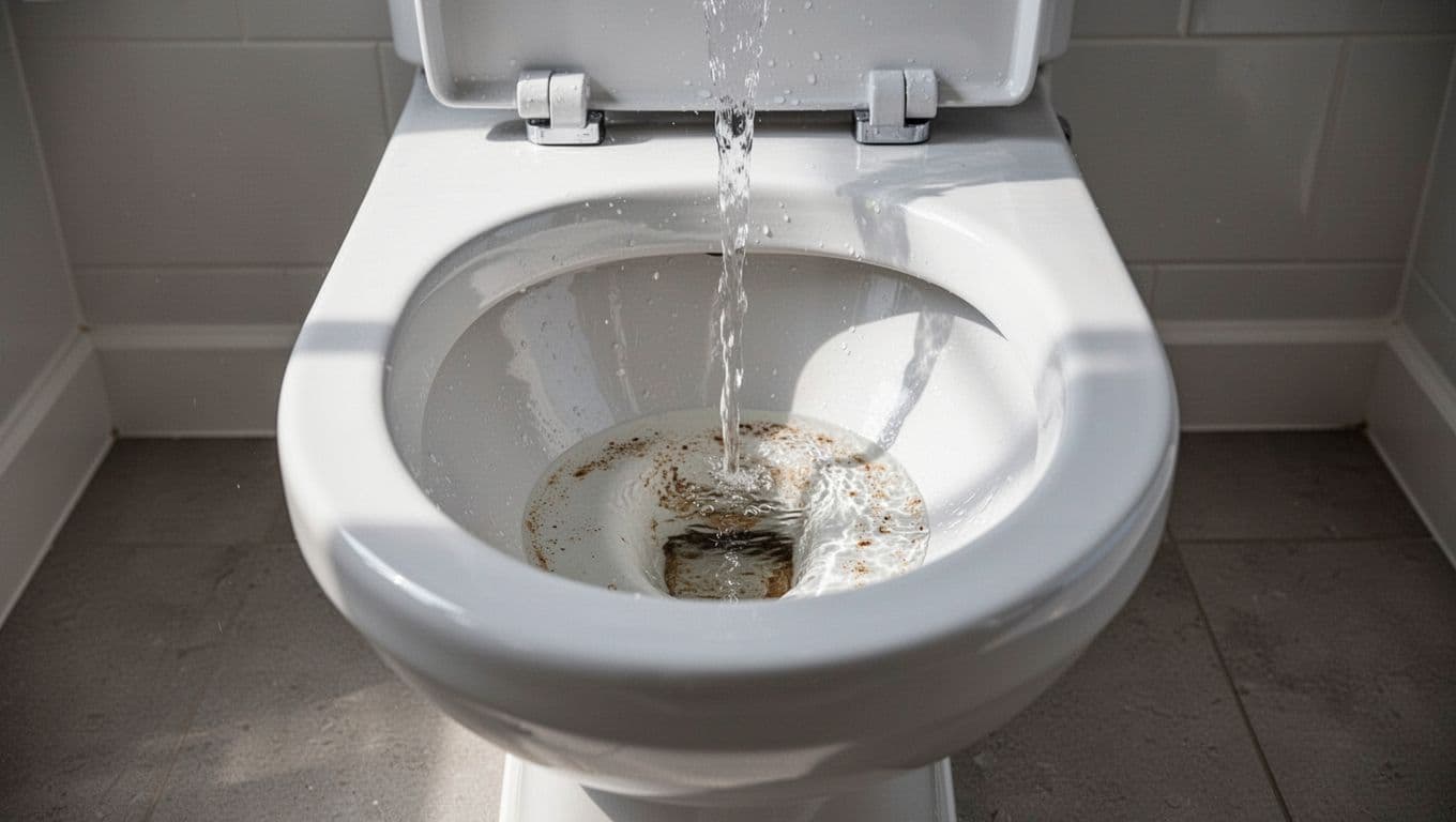 como resolver descarga fraca no vaso sanitário