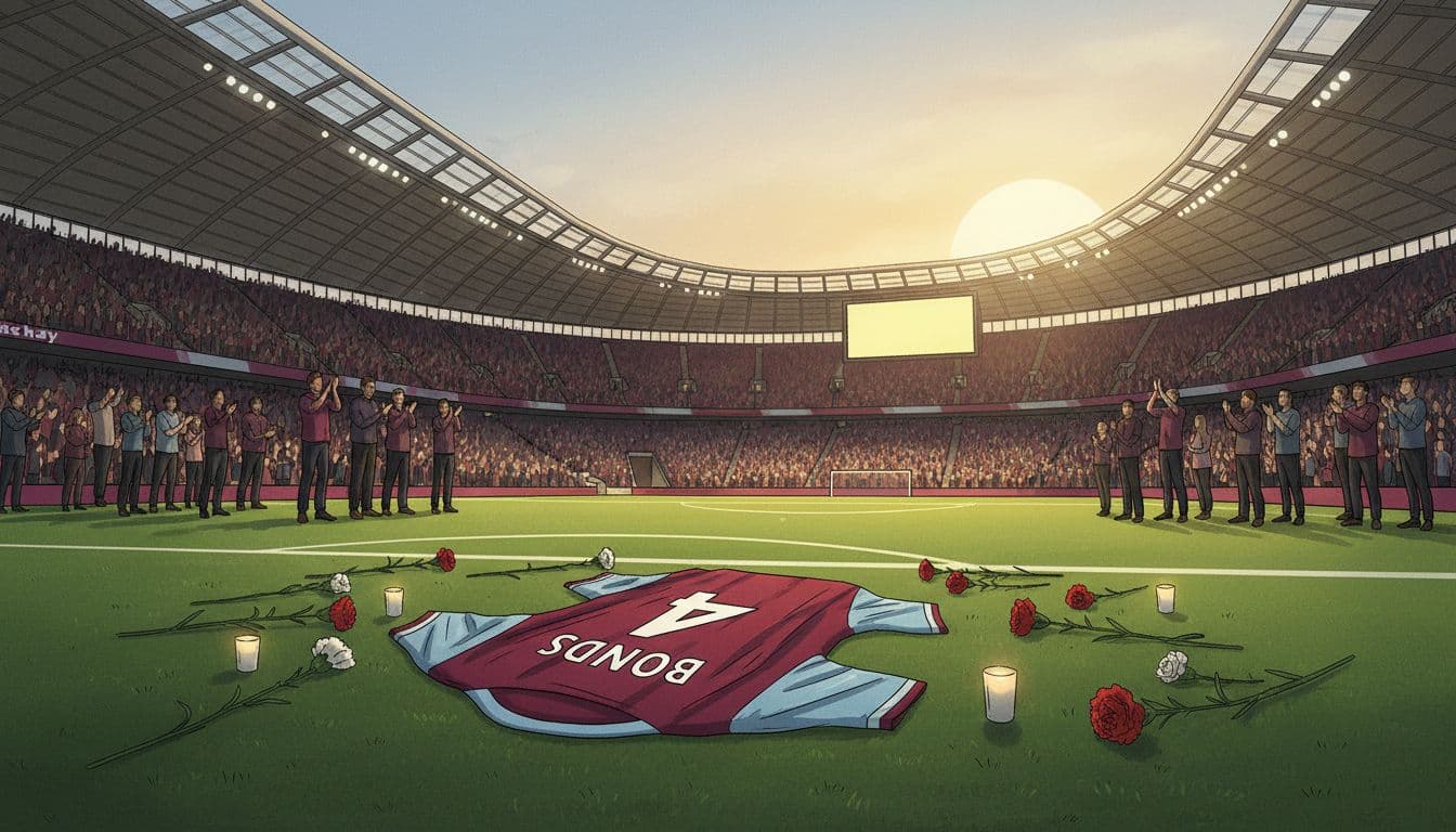 Tribute to Billy Bonds at West Ham’s London Stadium