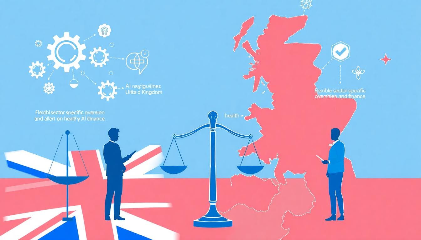 Illustration showing the UK