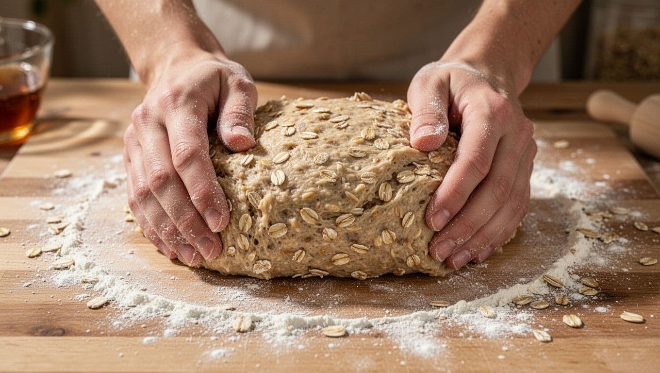 Hands kneading soft <span class=