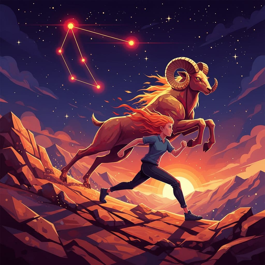 白羊座活力形象