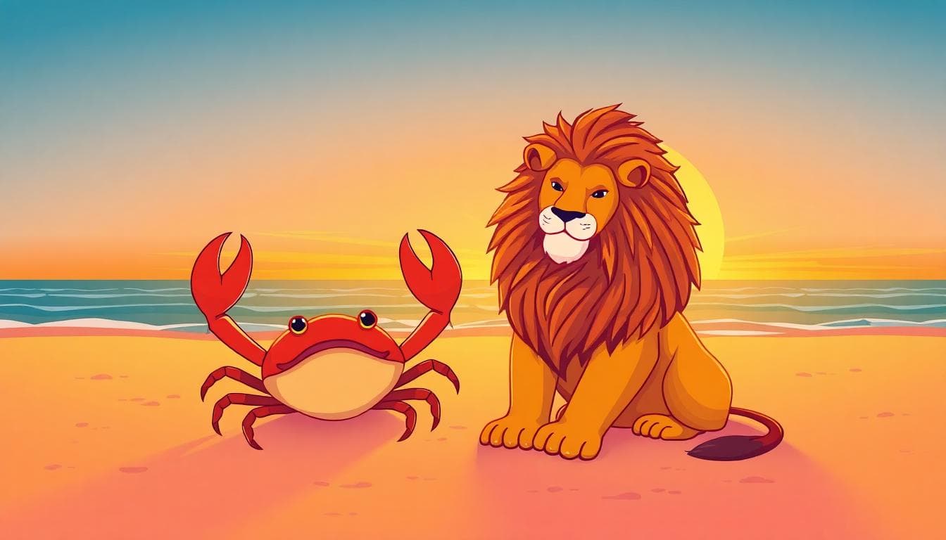 共識地圖與溝通節奏的象徵性場景,兩人圍坐在桌前共同規劃