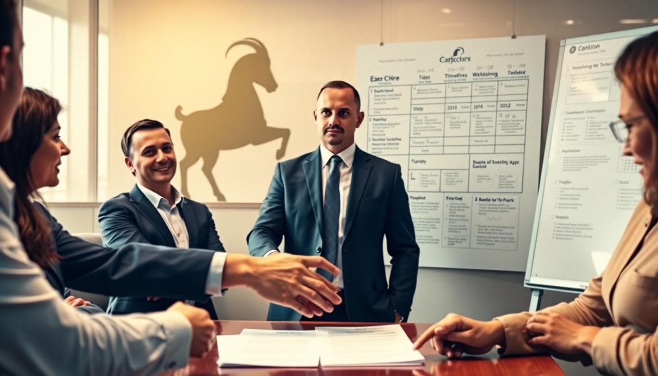 上升摩羯座合作場景