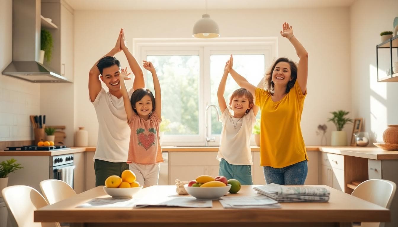 快樂家庭早晨運動