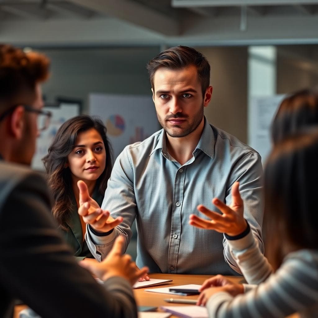 職場領導與界線設定的AI生成圖