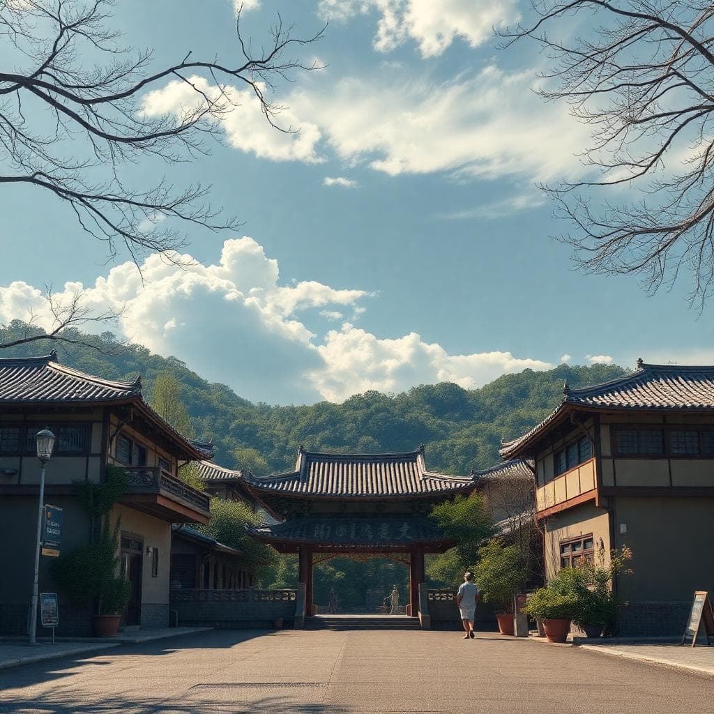 Image generated by AI: 獅子與摩羯在冒險中的互動,動力與穩定並存