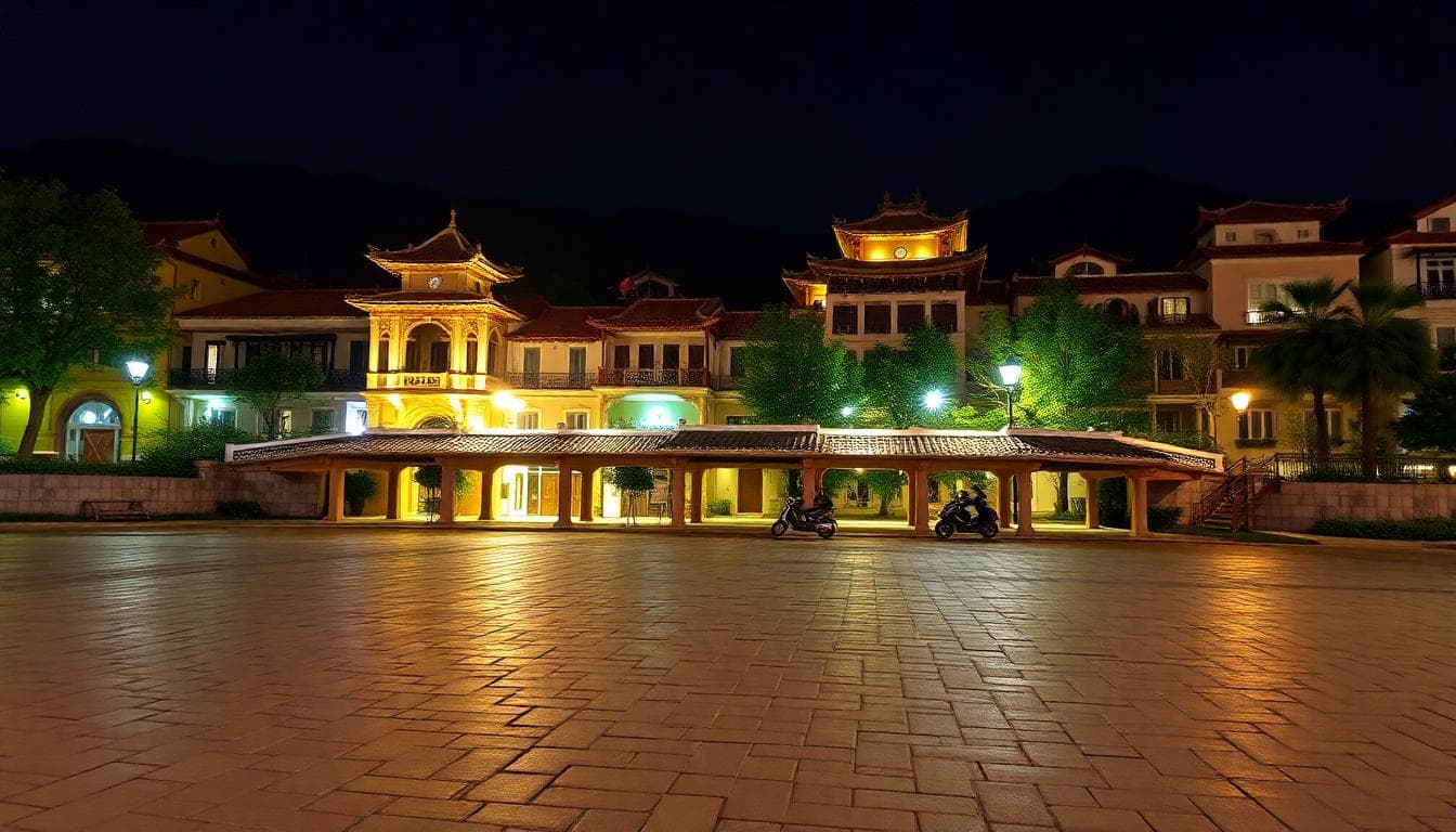 一位年輕的月亮射手座象徵人物站在廣闊草原上，手持弓箭，腳邊畫著一條清晰的邊界線，象徵堅定設定邊界，表情樂觀自信，背景是夕陽下的星空和遠山，營造自由與保護的氛圍，前景聚焦人物和邊界線，風格為寫實插畫，溫暖色調，強調溝通與邊界的主題。射手座元素如弓箭突出。