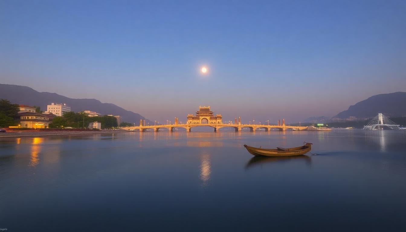 一對情侶在寧靜的公園中交換承諾戒指,背景是夕陽,溫暖氛圍,寫實風格,象徵忠誠與長久關係。前景聚焦情侶的親密互動,背景有綠樹和湖泊,柔和光線營造信任與永恆的感覺。