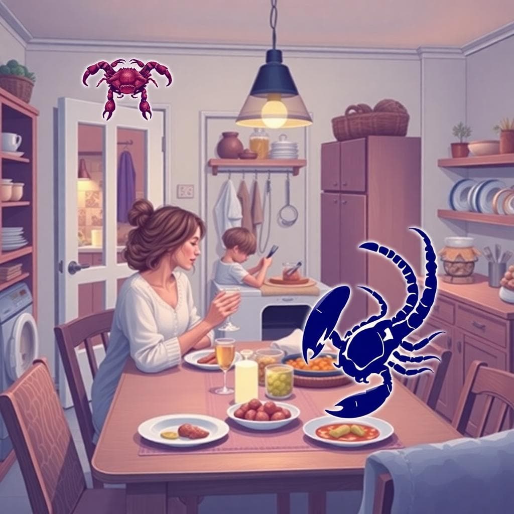 巨蟹座與天蠍座的日常互動