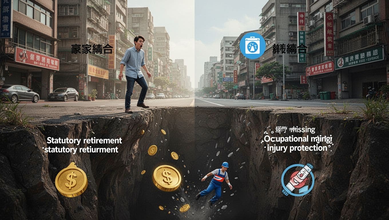 接案者勞保與商保:先買勞保還是商保?實務比較與投保順序 Descriptive alt text
