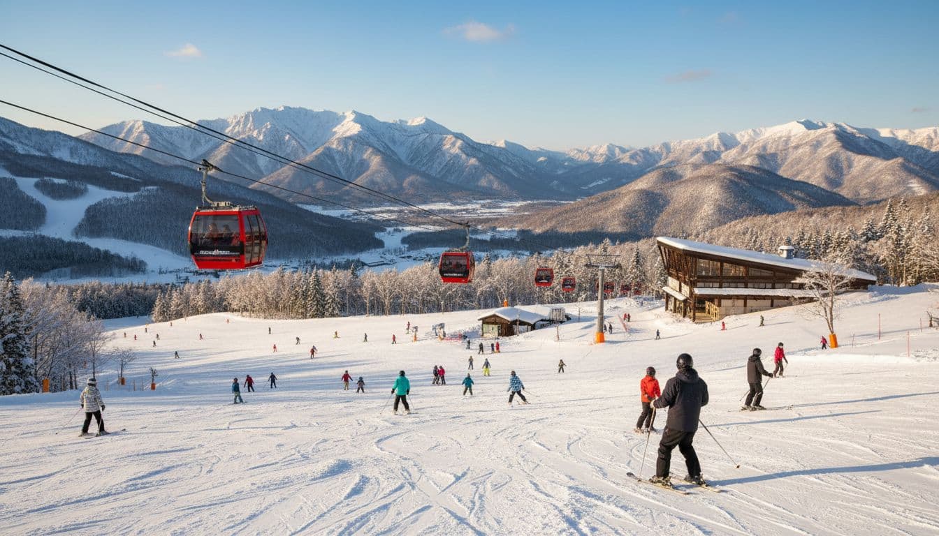 富良野滑雪場冬季景觀