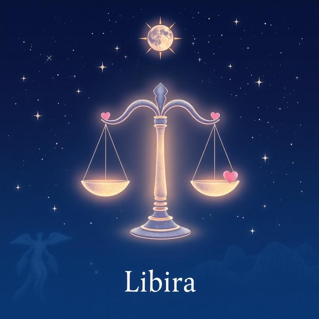 天秤座情感能量高峰的象徵性圖像
