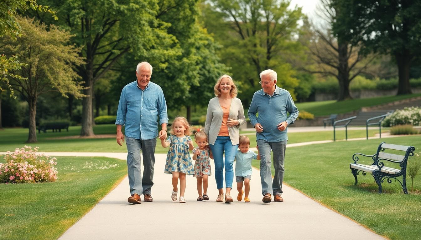 適合家庭的無障礙公園步道