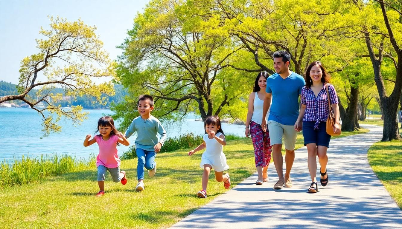 湖畔與海風的遊憩