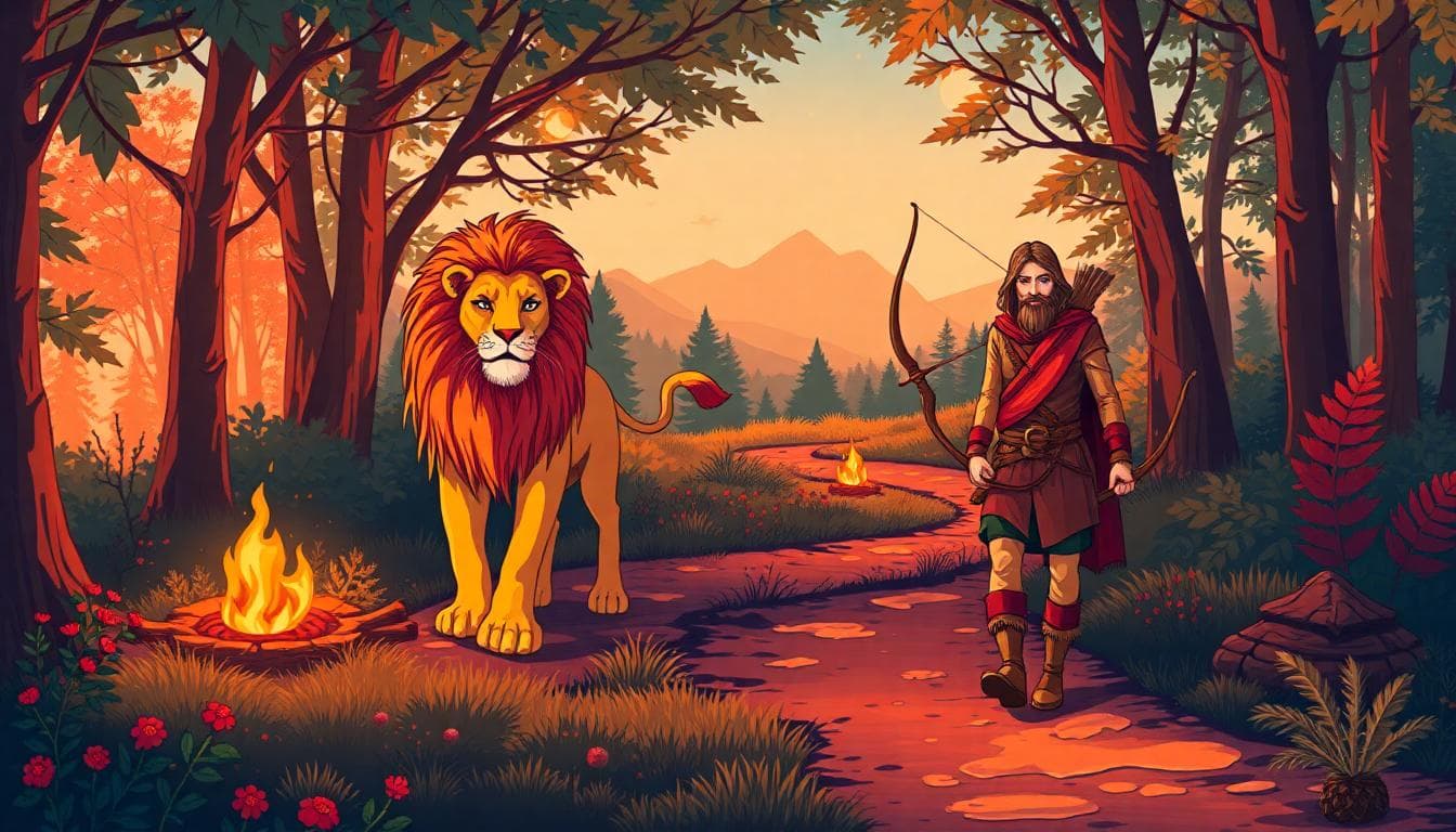 Image describing Leo and Sagittarius unity on a long-term path
