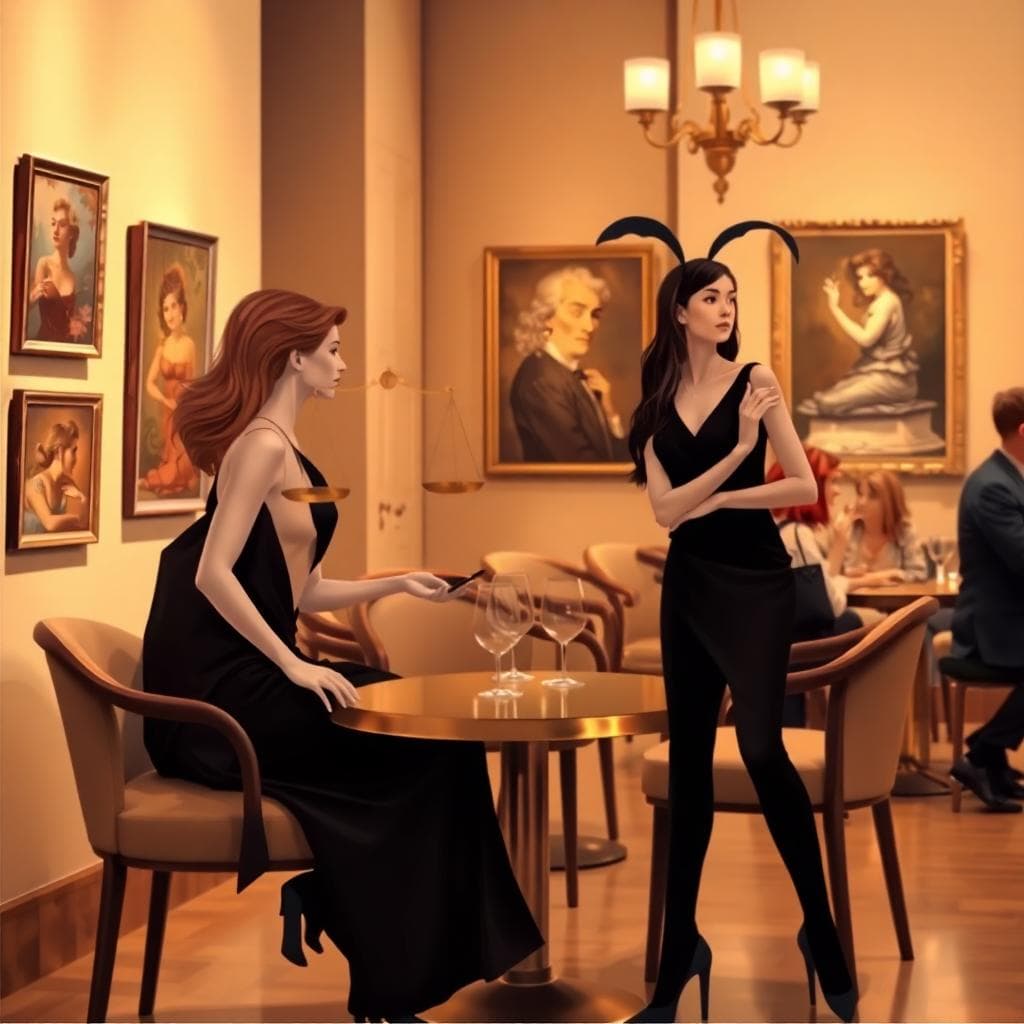 天秤優雅社交場景