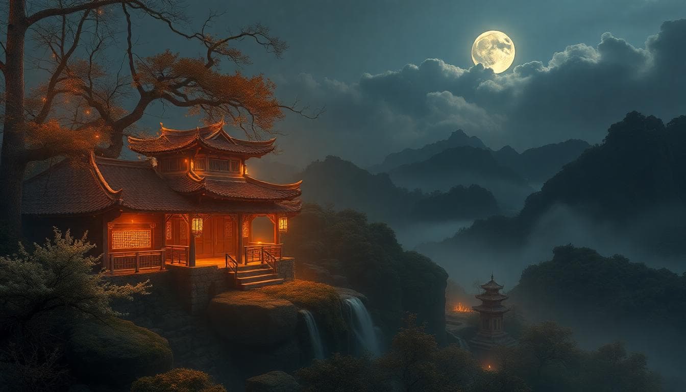 在現代辦公室環境中,一個象徵月亮白羊座的圖像:月亮以白羊頭形狀呈現,周圍環繞柔和的火焰代表熱情情緒,但火焰被一雙穩定大手控制和引導,象徵有效的情緒管理。前景有專業人士在桌前專注工作,背景包括電腦、文件和團隊合作元素。風格為寫實數位藝術,溫暖色調,傳達平衡與控制的氛圍。