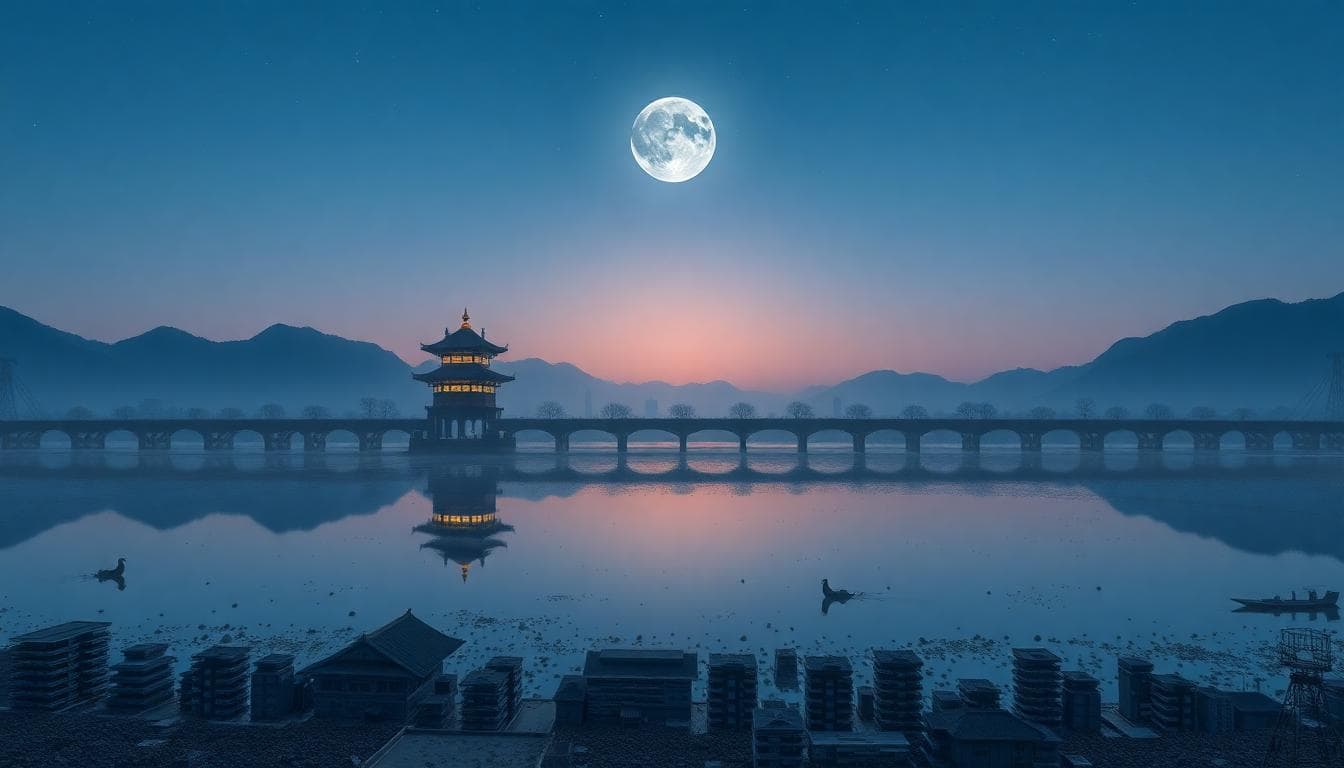 一位月亮天蠍座的專業人士在現代辦公室中,將情緒管理融入工作流程,坐在桌前使用筆記本進行每日情緒檢查,周圍散落工作文件和電腦螢幕顯示團隊合作圖表,人物表情專注而平靜,背景有模糊的同事討論場景,氛圍平衡專業,前景聚焦於人物的手持筆記本,寫實風格,細節豐富,柔和藍色調象徵情緒穩定,無文字。