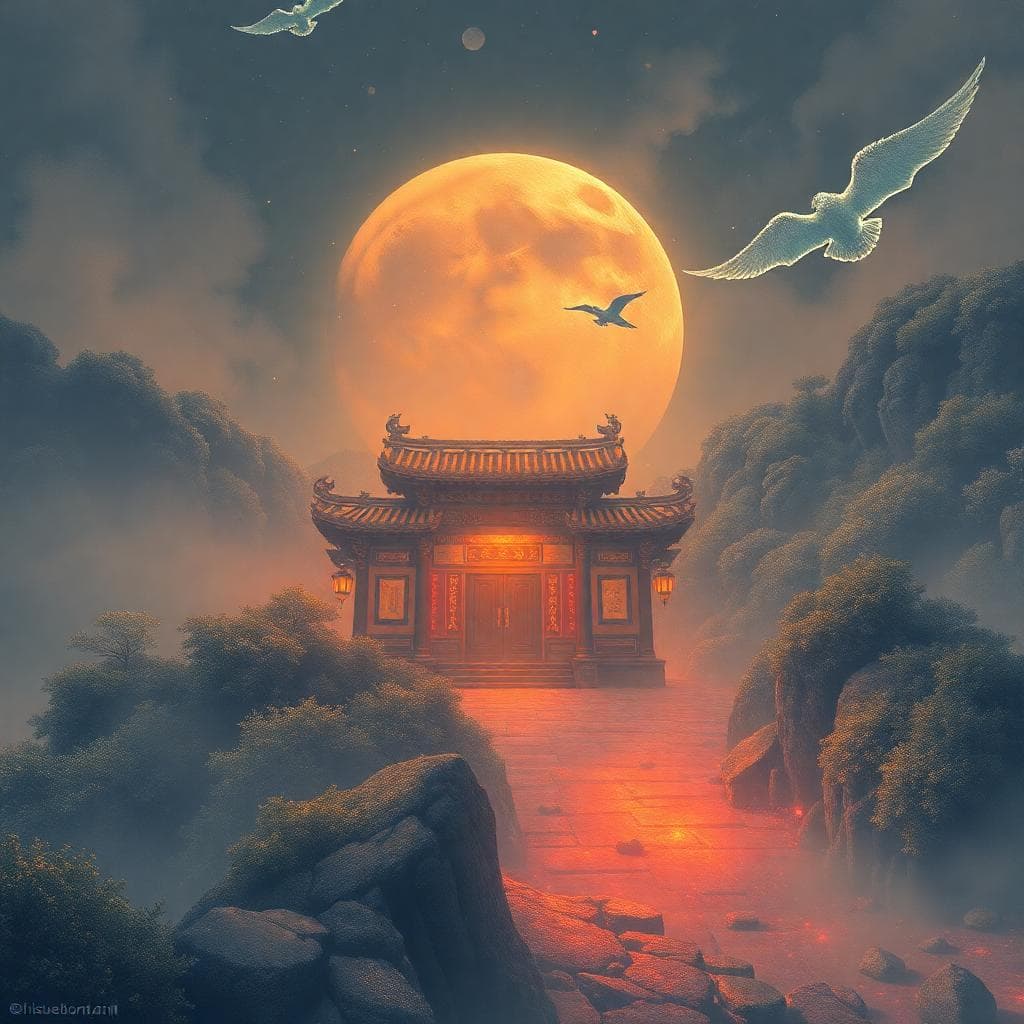 神秘的天蠍座女性在燭光中凝視，表達忠誠與激情