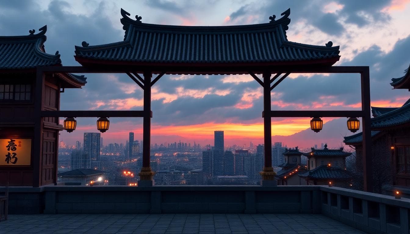 夜間城市街道場景，室外路燈發出暖黃色光線，形成圓潤光斑，背景有遠處建築和模糊燈光，iPhone 16 Pro Max 相機對準場景，前景顯示手機螢幕上的預覽，風格為寫實攝影，氛圍寧靜而專業，深藍色調與暖光對比