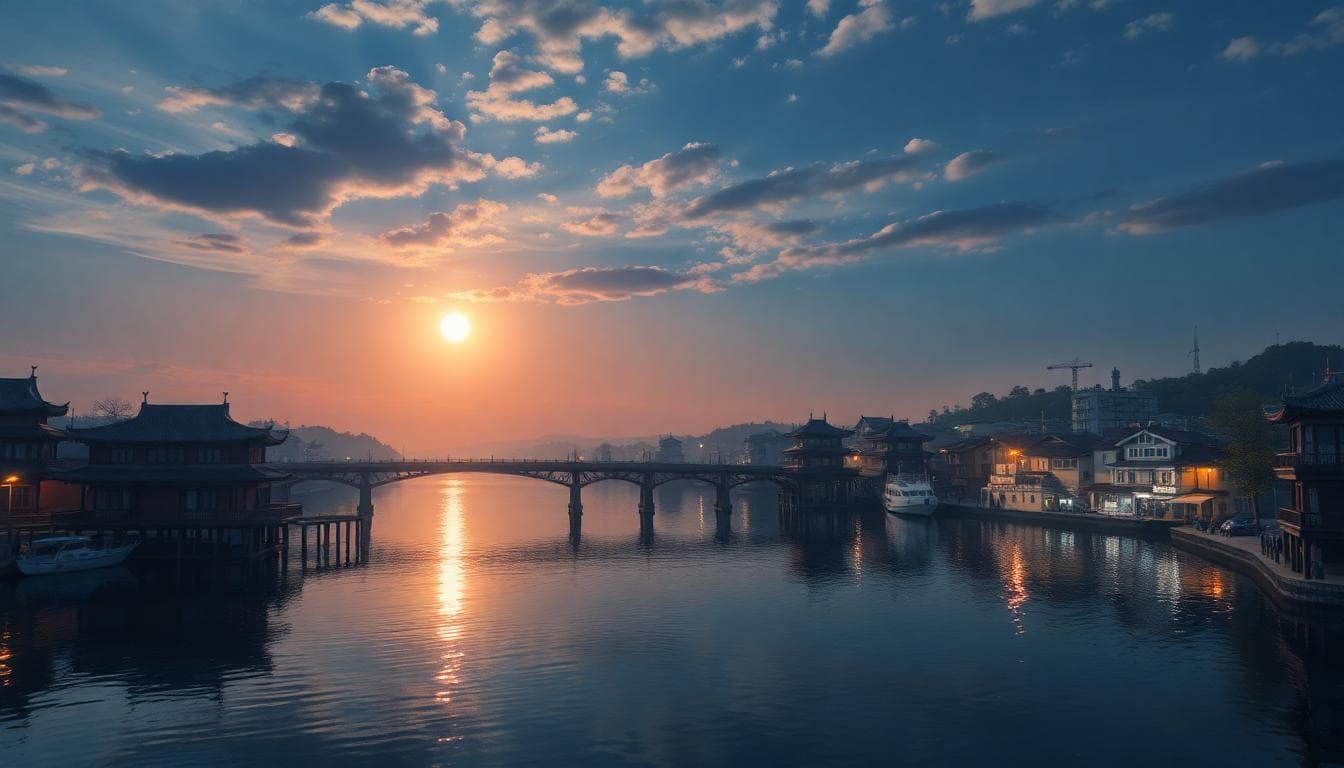 Image caption: 一個太陽雙魚座的人在寧靜的海洋邊緣，坐在筆記本前規劃每日習慣。Image generated by AI