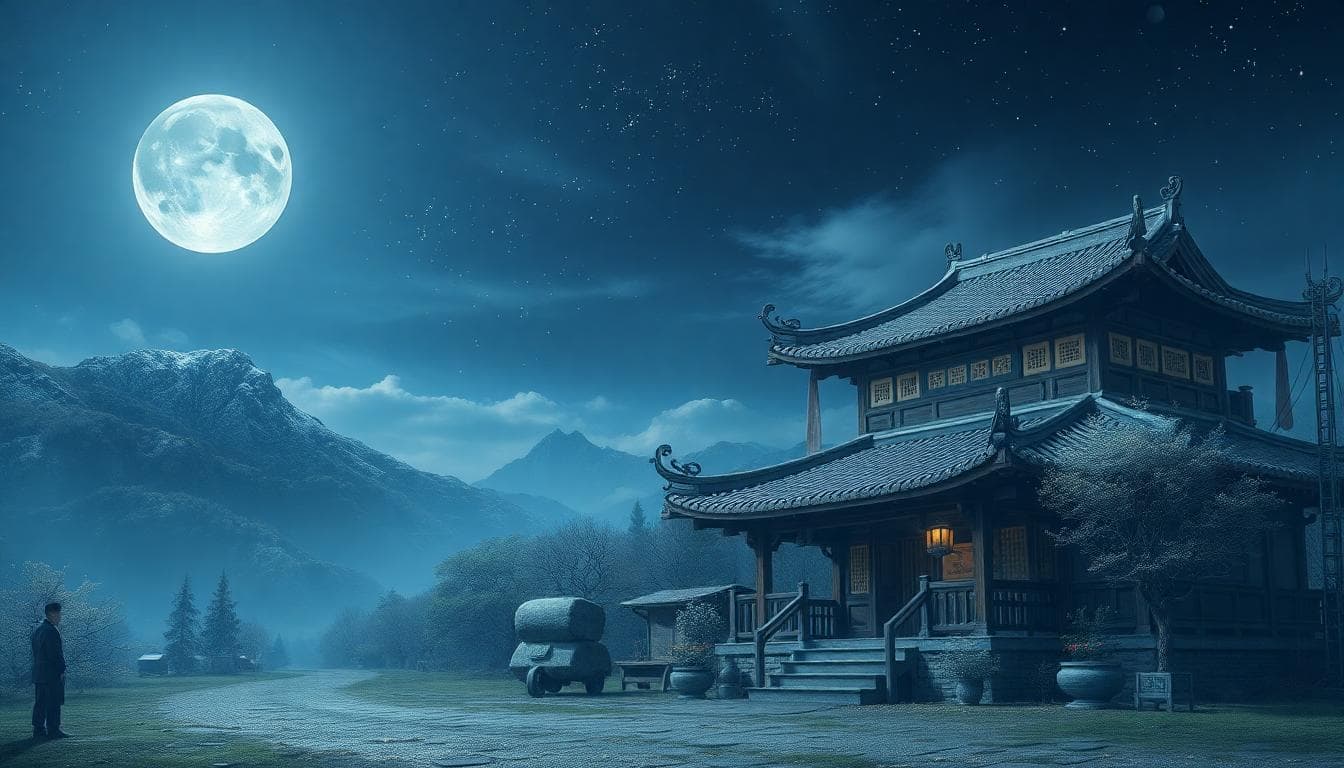 定山溪雪燈路夜景