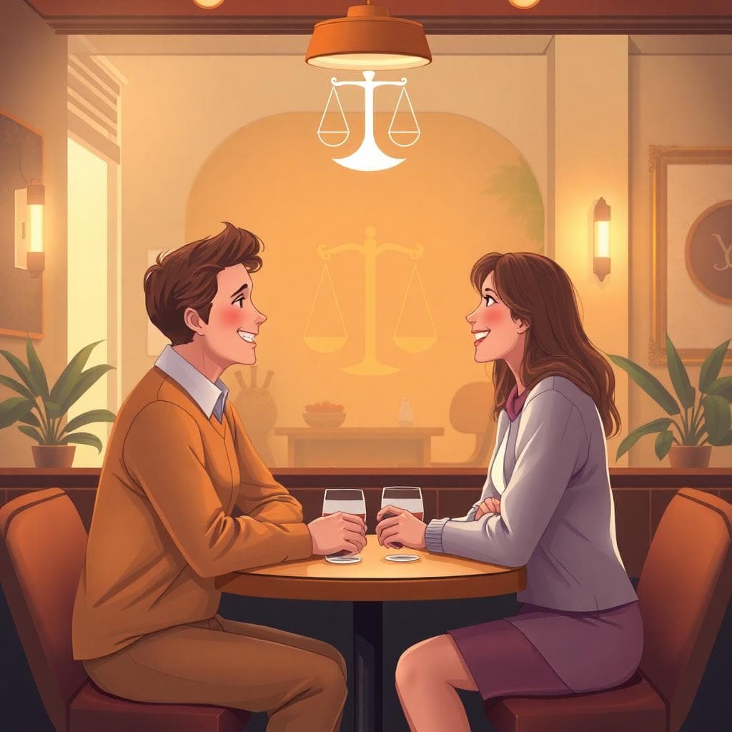 天秤座約會互動場景