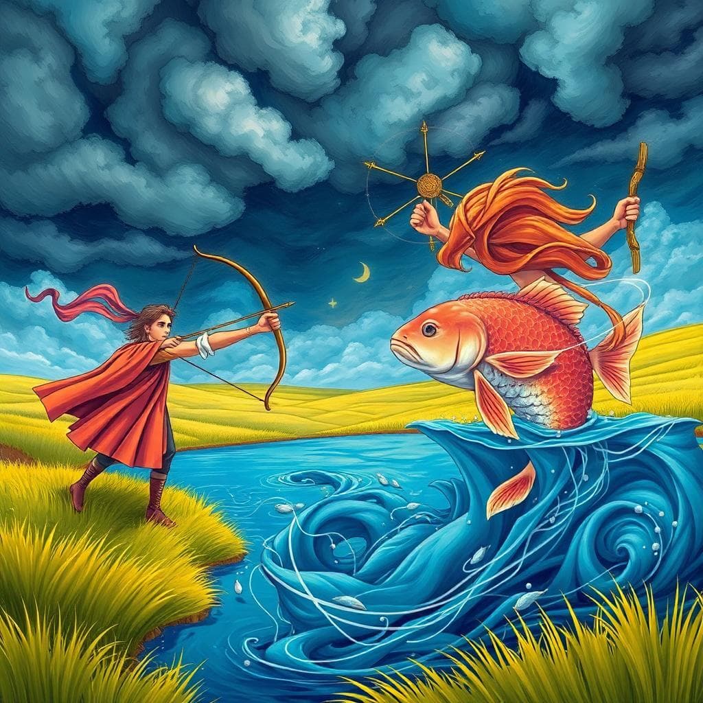 雷點示意圖,AI生成