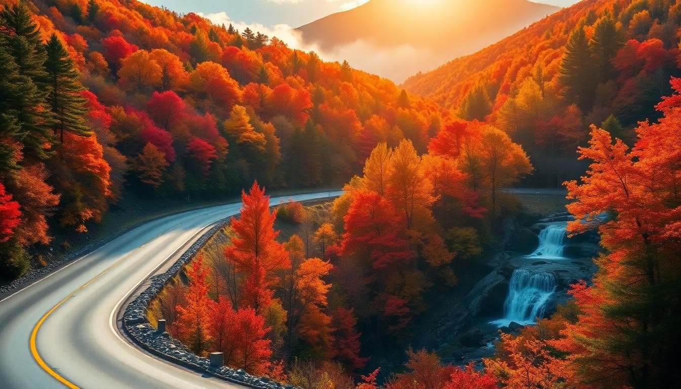 Kancamagus Highway autumn foliage