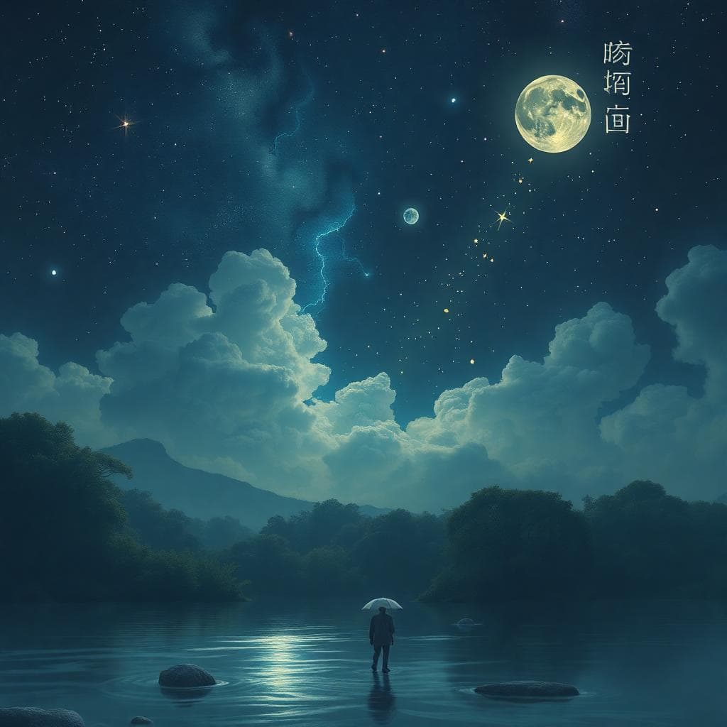 一位月亮天蠍座的專業人士在辦公室中練習正念,坐在桌前閉眼深呼吸,周圍是忙碌的同事和電腦螢幕,氛圍平靜而專注,前景顯示人物放鬆的姿勢和柔和的光線,背景有柔和的藍色調象徵情緒穩定,寫實風格,細節豐富。