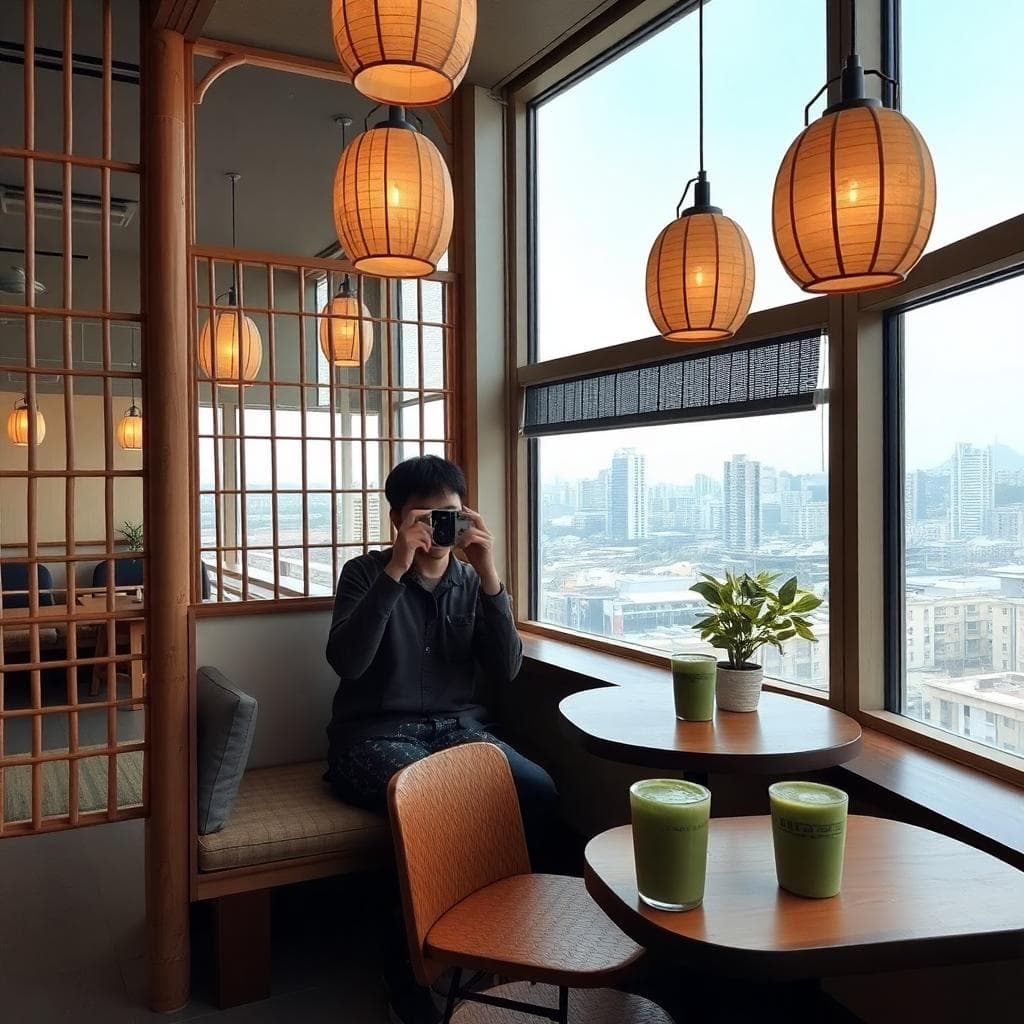 日式/北歐/工業風咖啡廳拍照場景