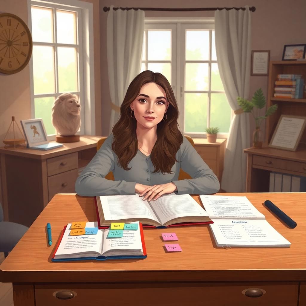 月亮獅子座壓力管理工作空間