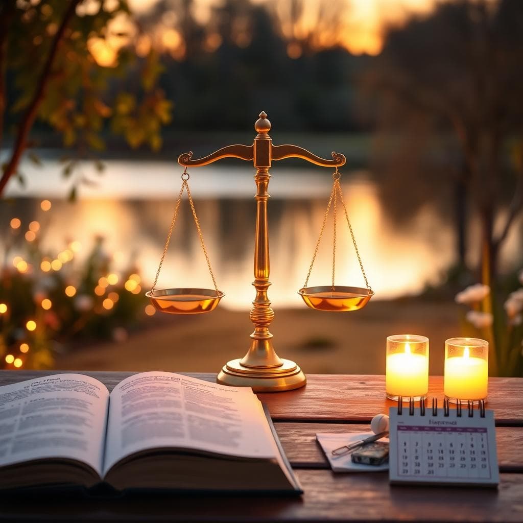 Libra balance concept