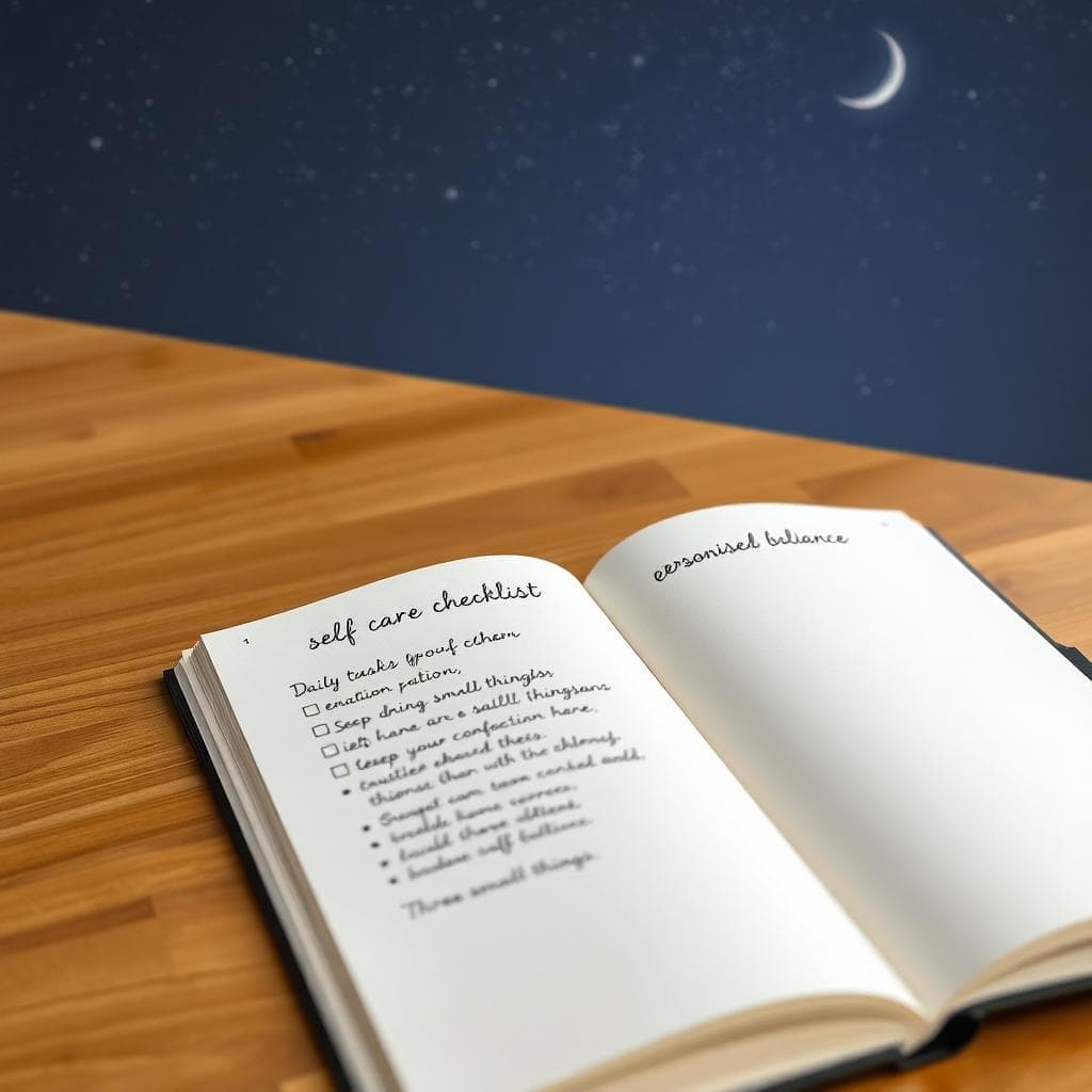 自我照顧清單筆記本