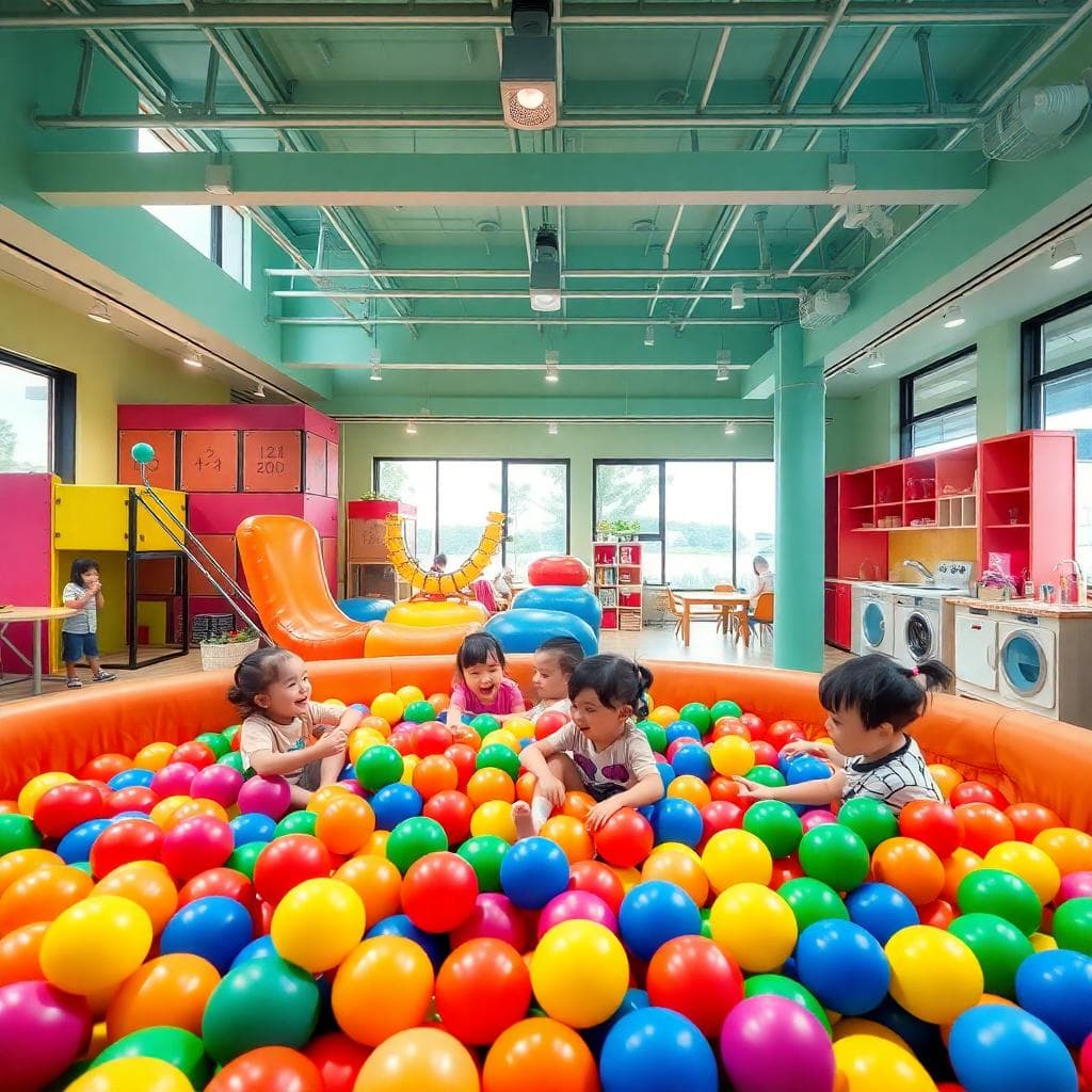 台北室內親子樂園示意圖