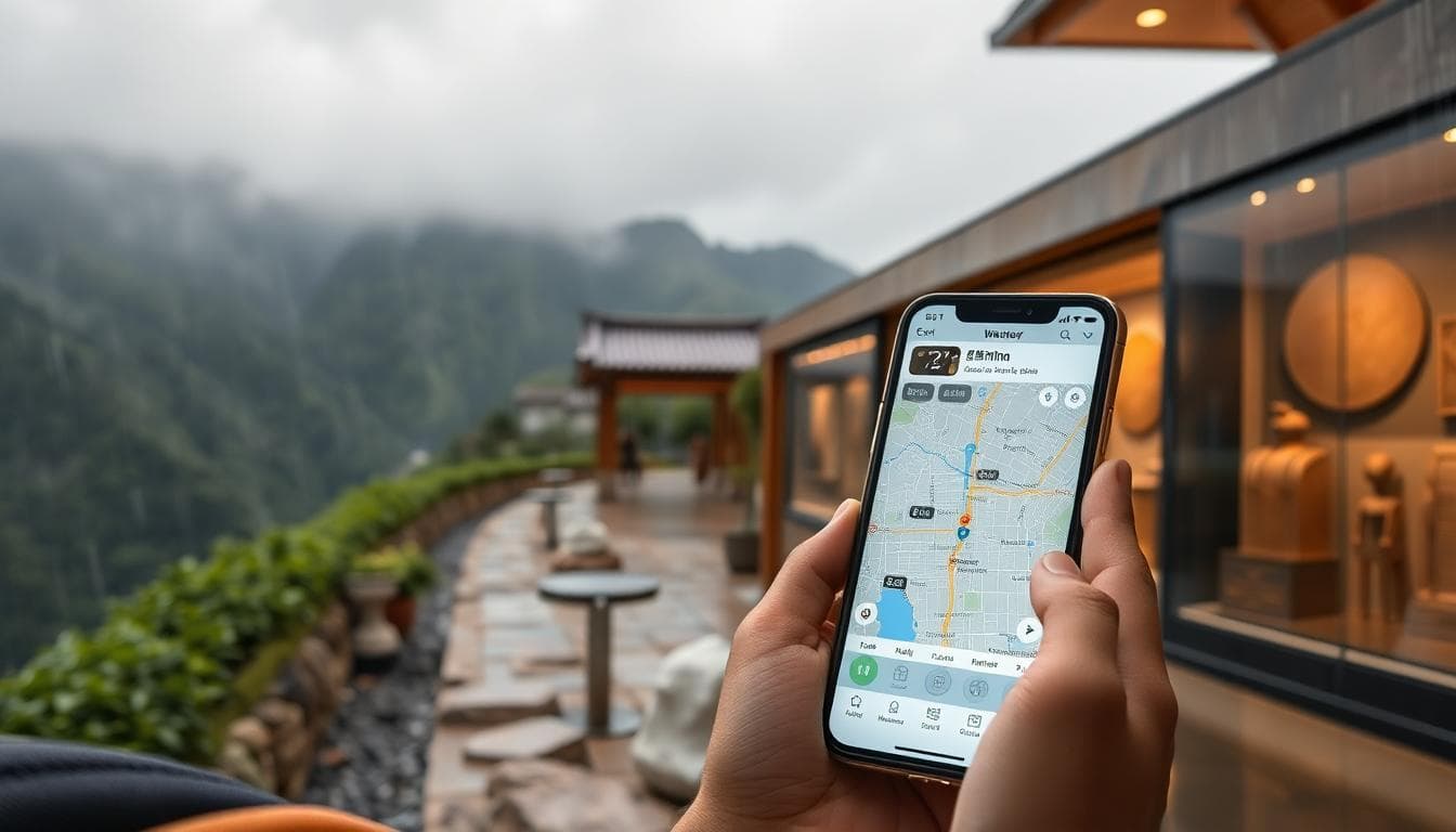 天氣變化下的室內替代方案示意