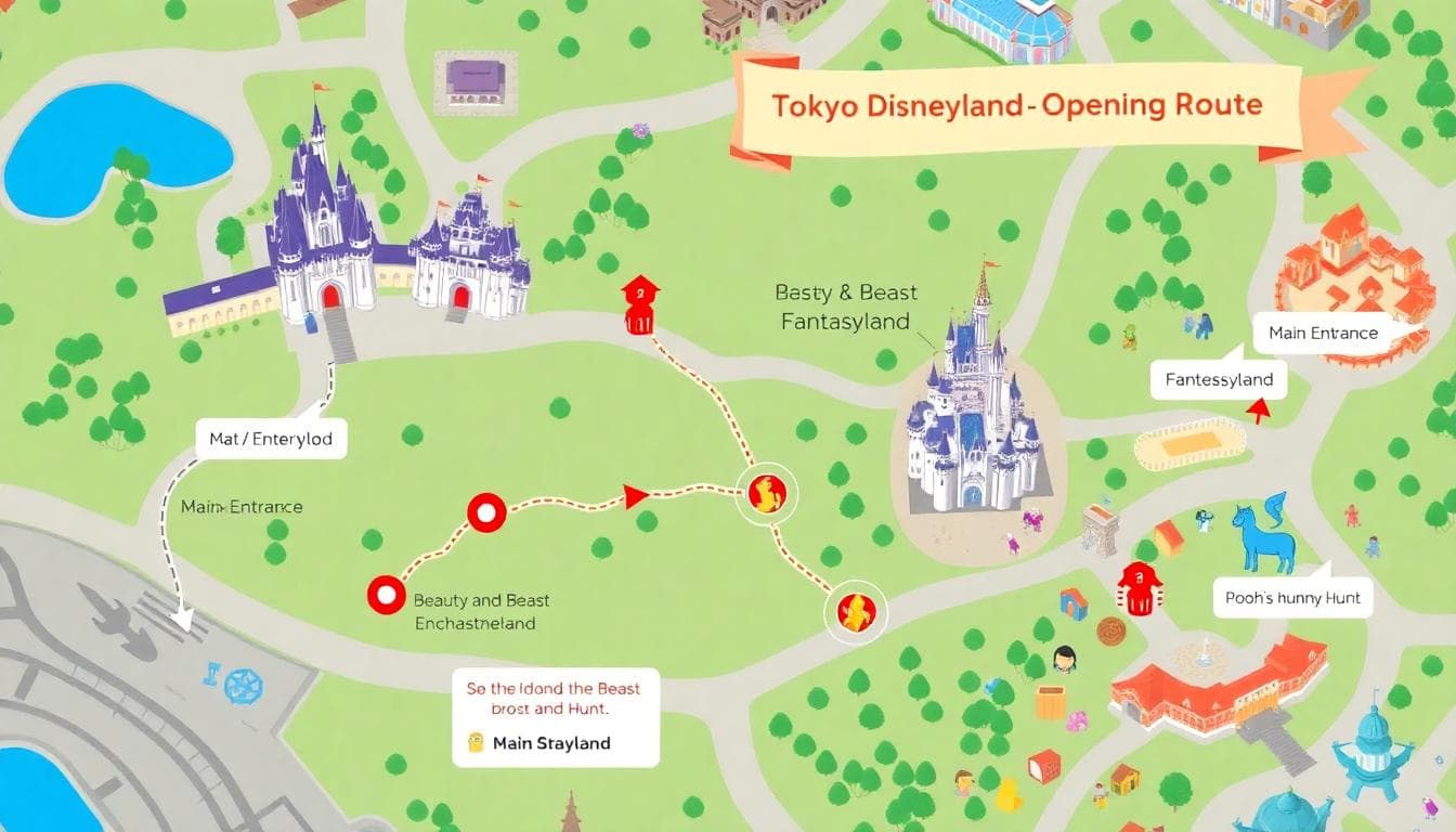 開園動線示意圖