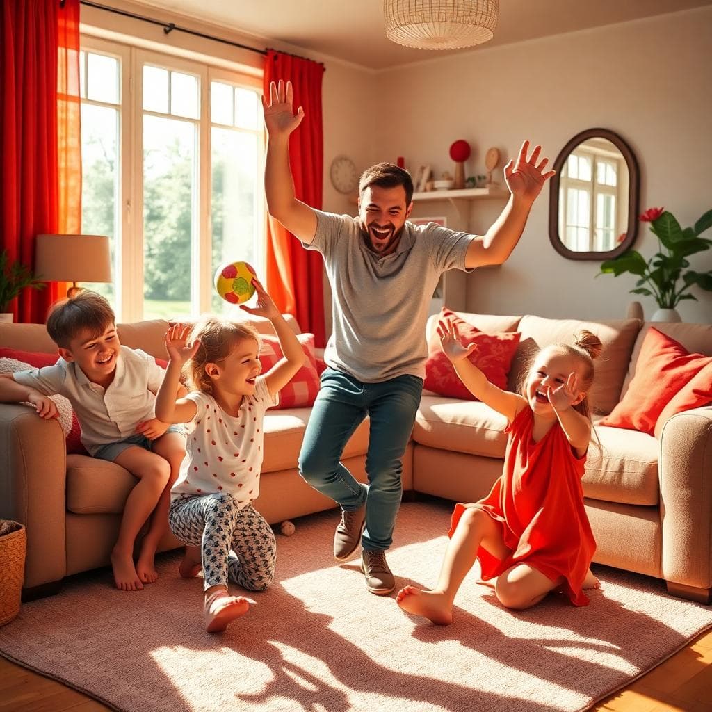 月亮白羊座家庭互動場景